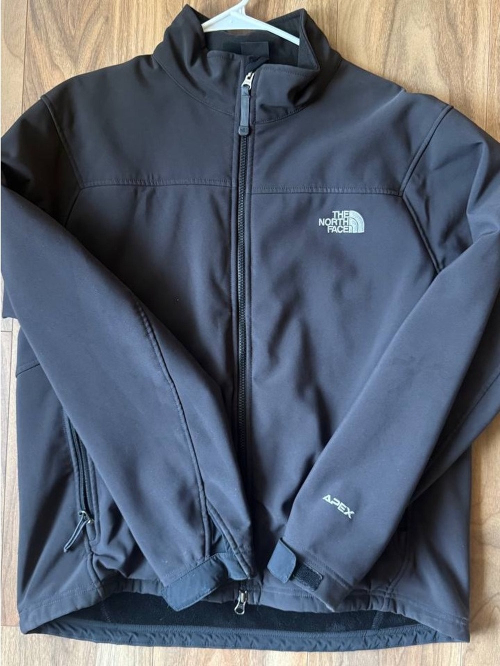 The North Face Apex Softshell Lined Jacket Black Mens Medium